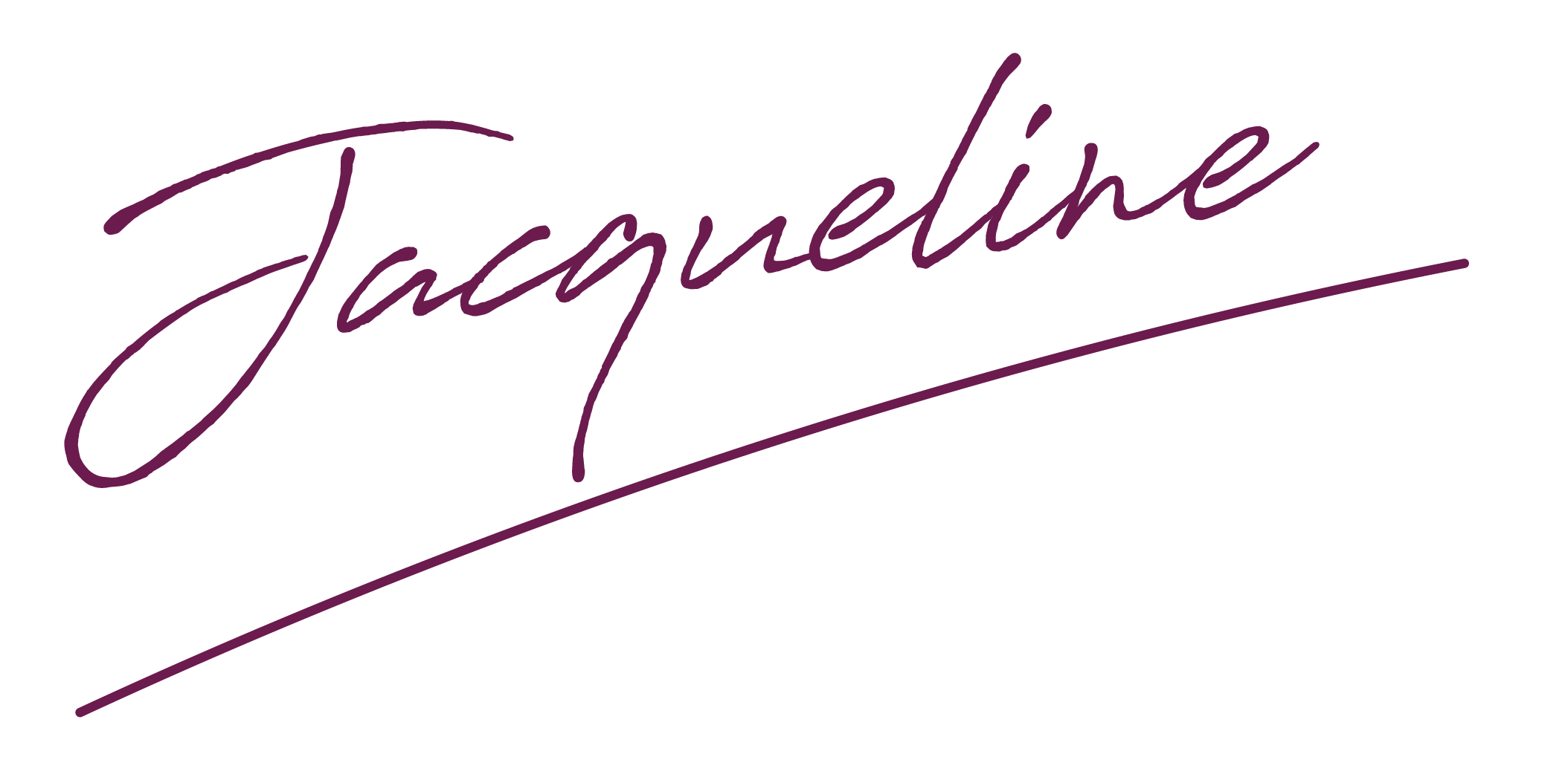Handtekening Jacqueline